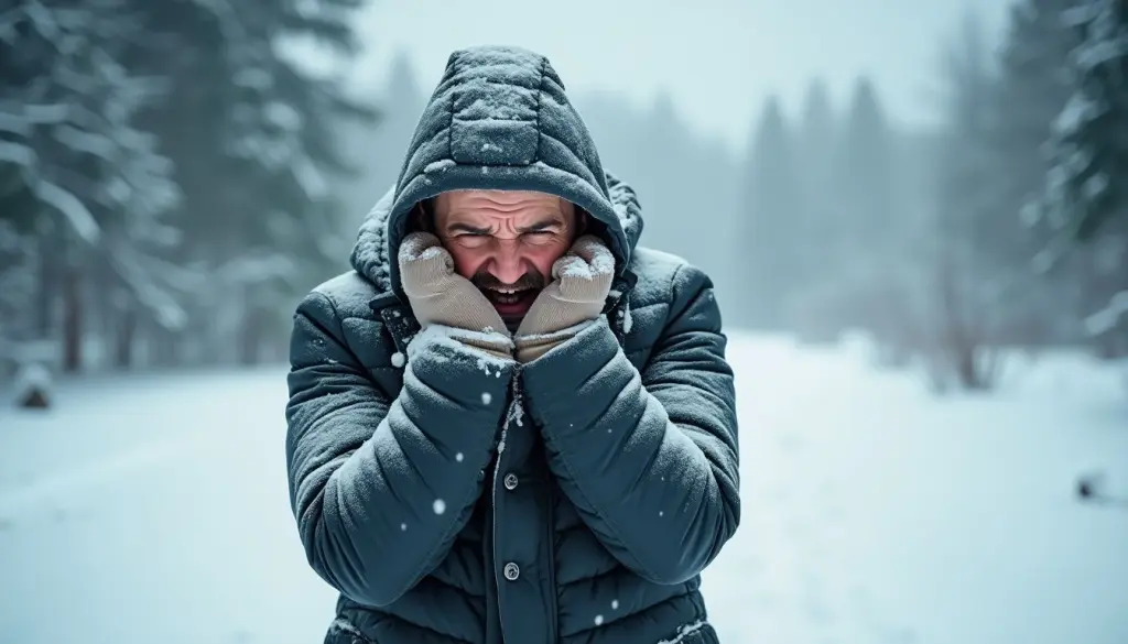 Erfrieren: Mann friert im Schnee mitten im Wald