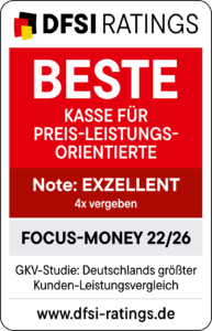 Beste Krankenkasse für Preis-Leistungs-Orientierte