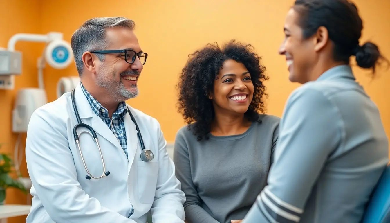 Arzt behandelt beim Patienten Ichthyose