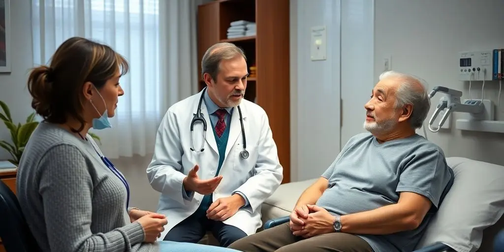 Anämie: Ärztliche Beratung zur Anämiebehandlung in einer Klinik.