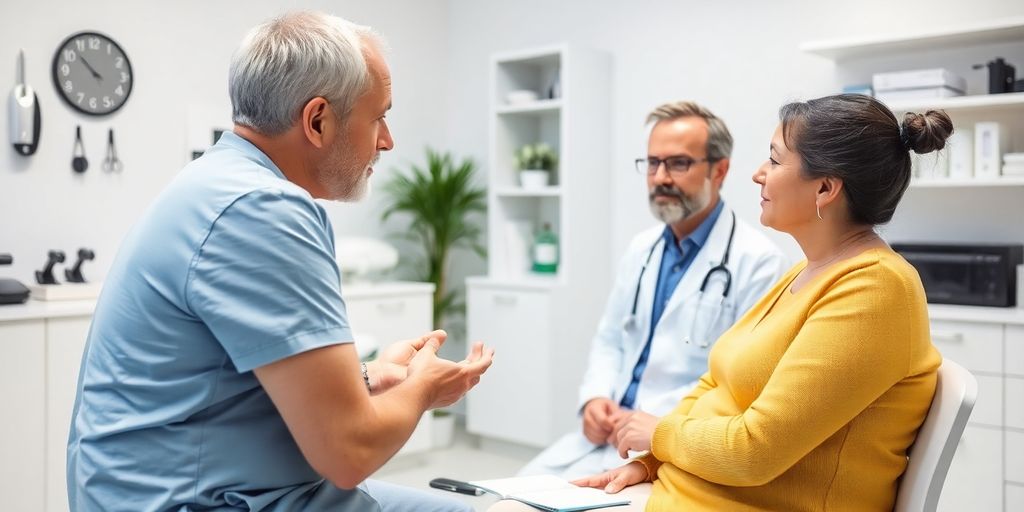 Wirkstoffe in der Fußpilztherapie: Arzt in Besprechung