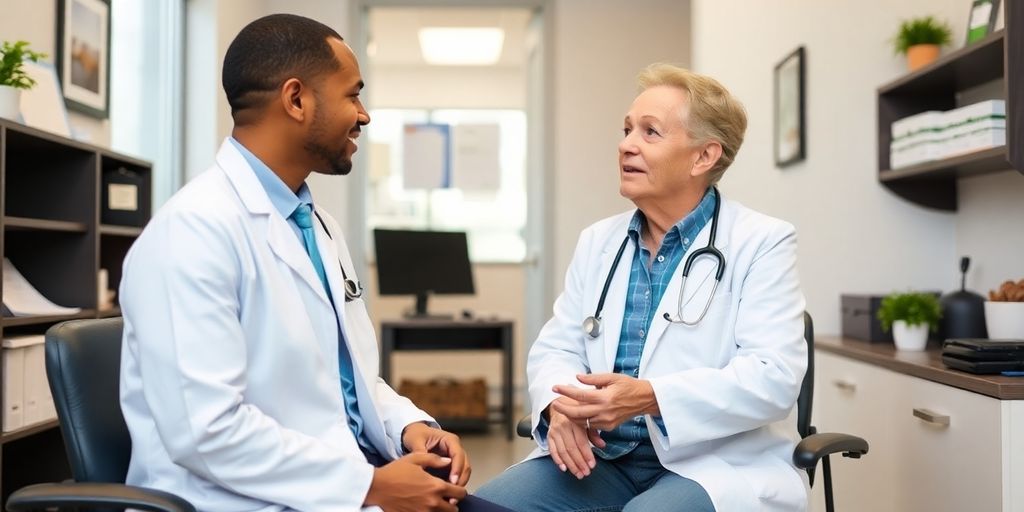 Budd-Chiari-Syndrom: Ärzte im Austausch.