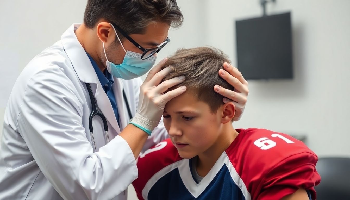 Epiduralhämatom und Sport: Sportler in Behandlung