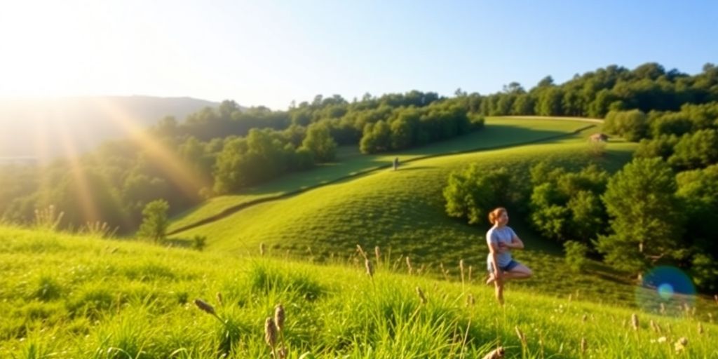 Bipolare Störung: Wohlfühl-Lebensstil mit Natur und Yoga-Praxis.