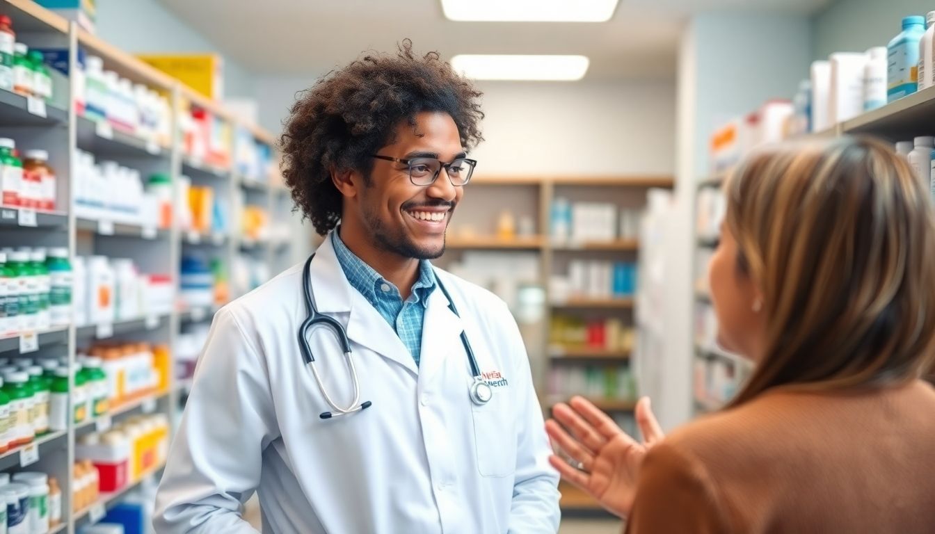 Medikamente gegen Bronchitis: Beratung in Apotheke