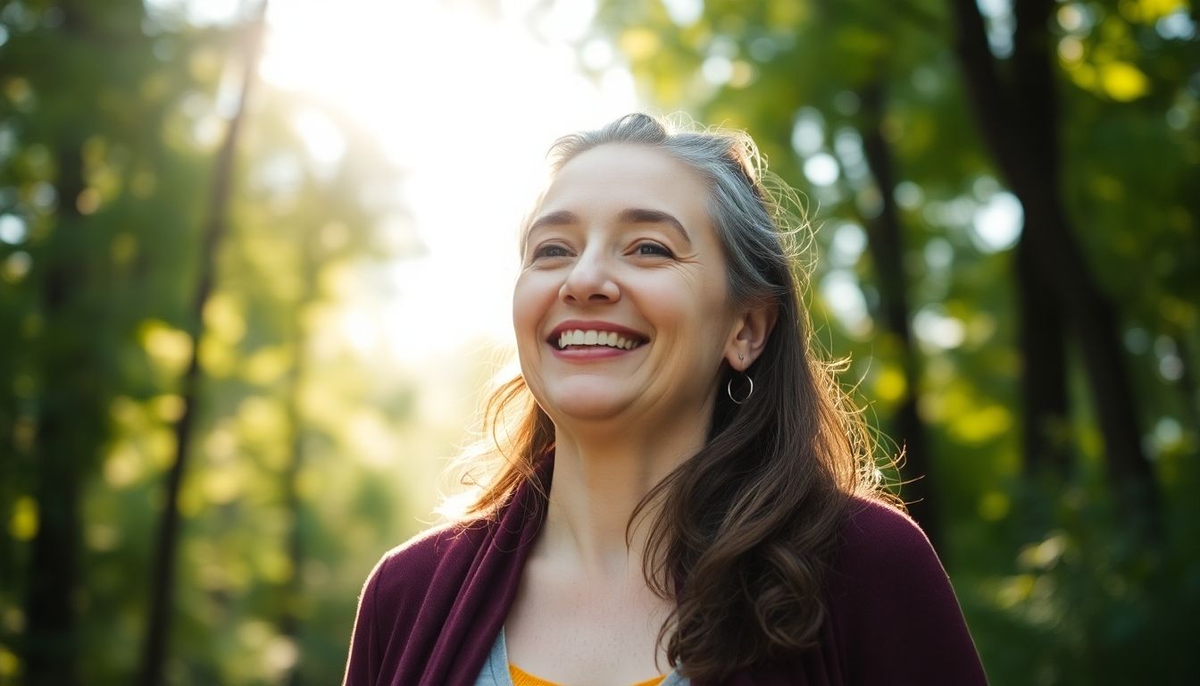 Frau geht zur Selbsthilfegruppen beim Arnold-Chiari-Syndrom