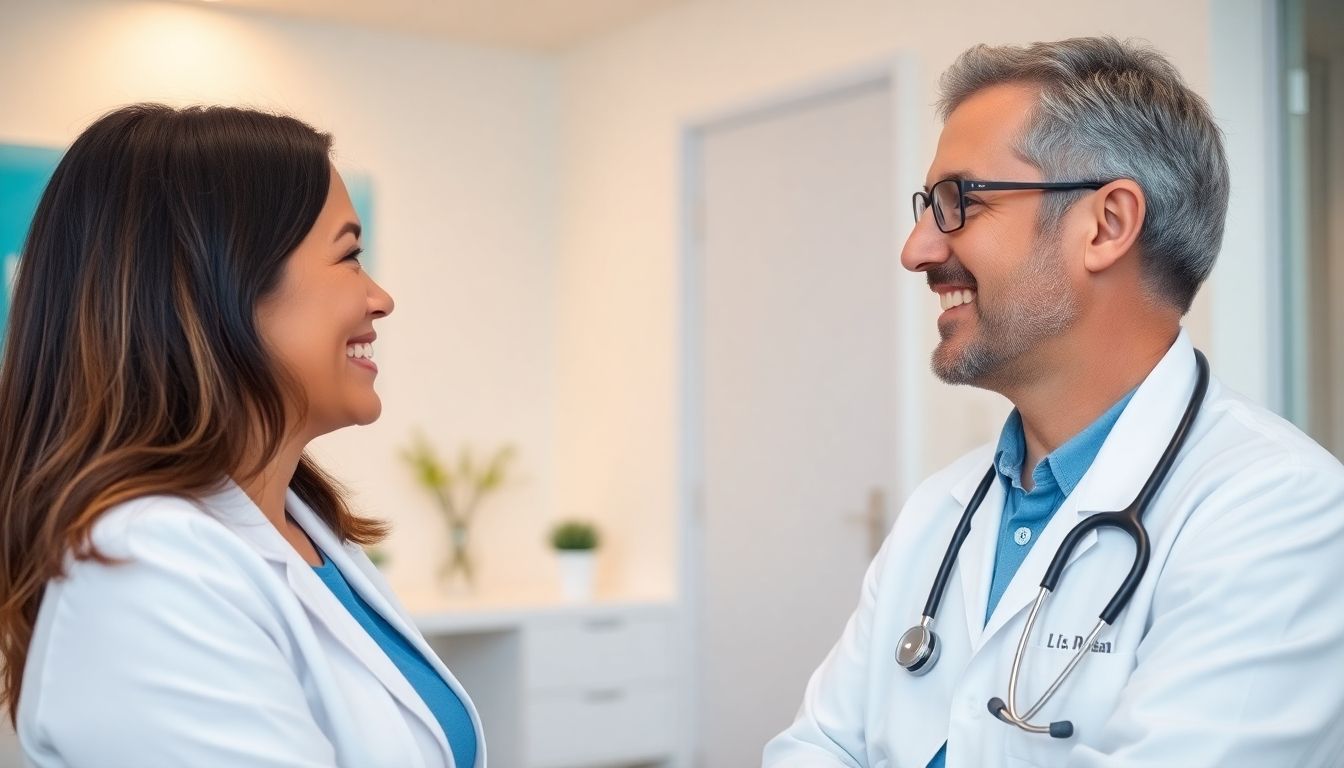 Anosmie: Arzt und Patientin im Gespräch
