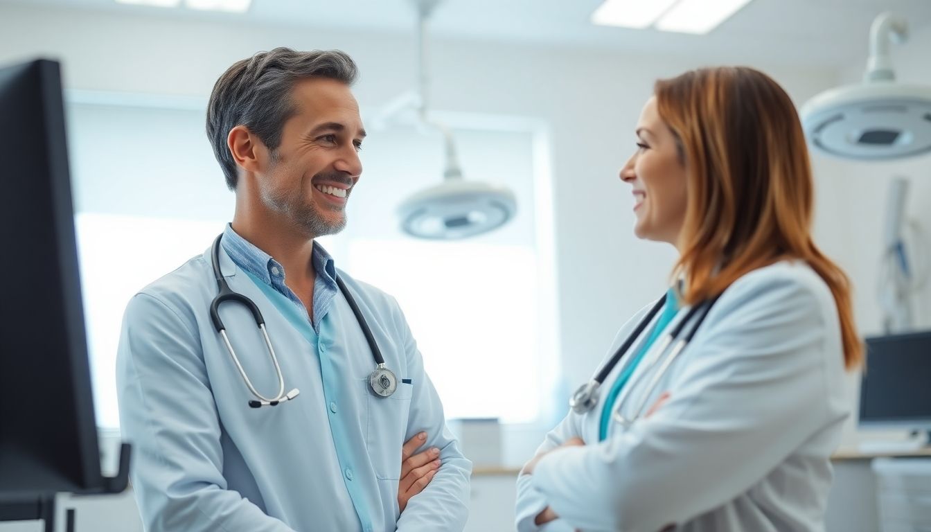 Ärzte besprechen Therapiemöglichkeiten für Angiome