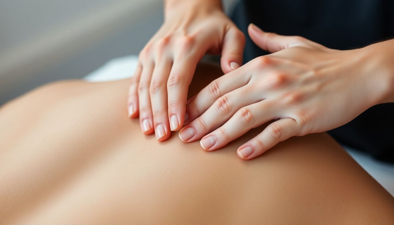 Person enjoying a relaxing Tuina massage.