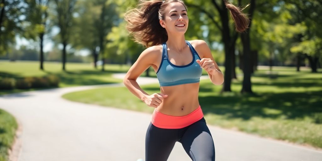 Pessartherapie: Frau beim Sport, Pessar, Beckenboden