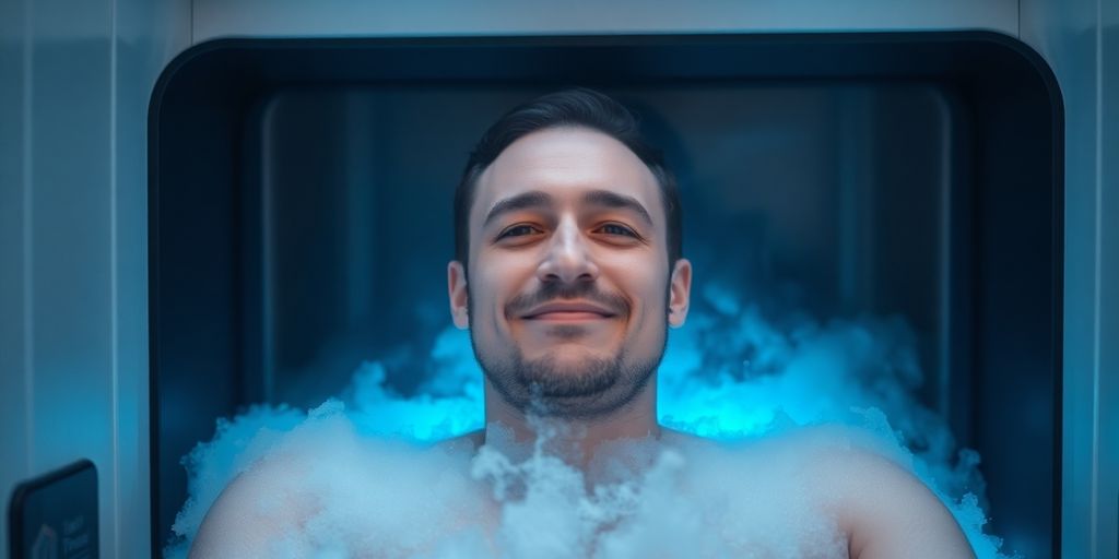 Kryotherapie Eisbad Kälteanwendung