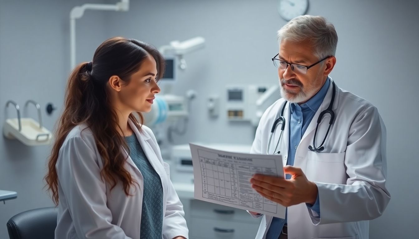 Behandlung von Wurmerkrankungen: Doctor consulting with patient about worm disease symptoms.