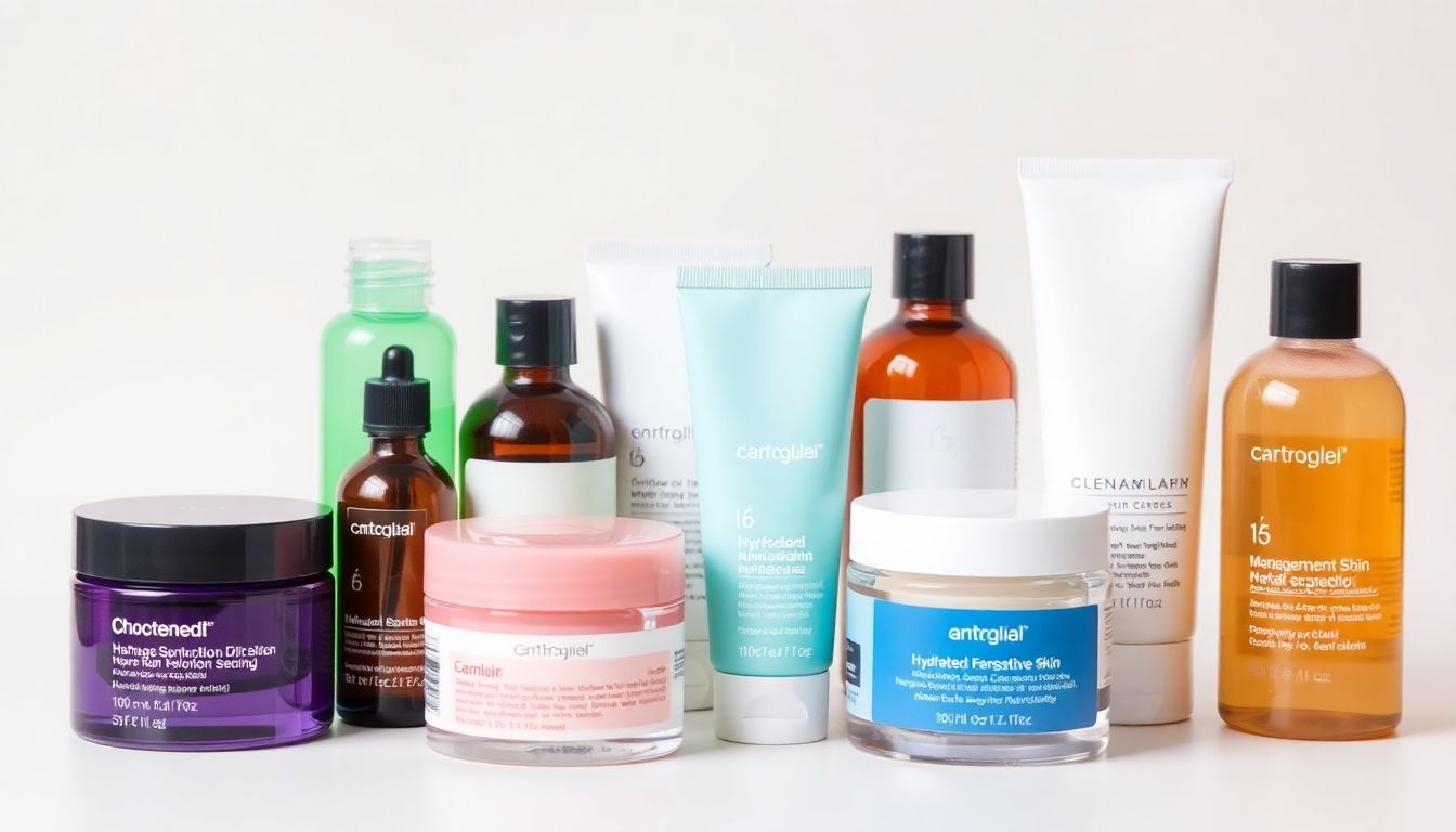 Badedermatitis und Hautpflege: Skin care products for managing Badedermatitis symptoms.