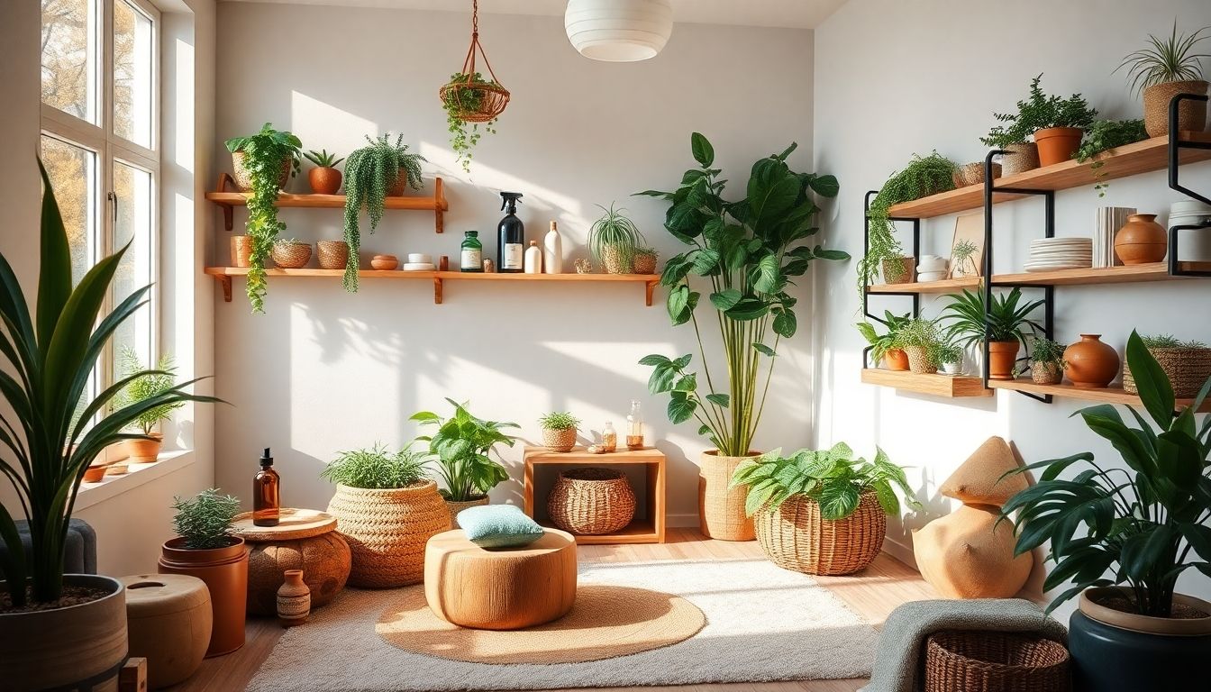 Lymphogranuloma: Cozy alternative medicine practice with natural remedies and plants.