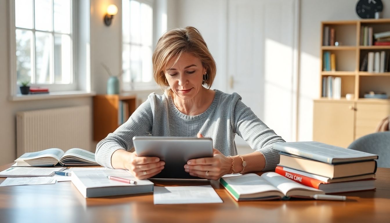 Rektalkarzinom: Was ist das eigentlich? Frau mit Tablet