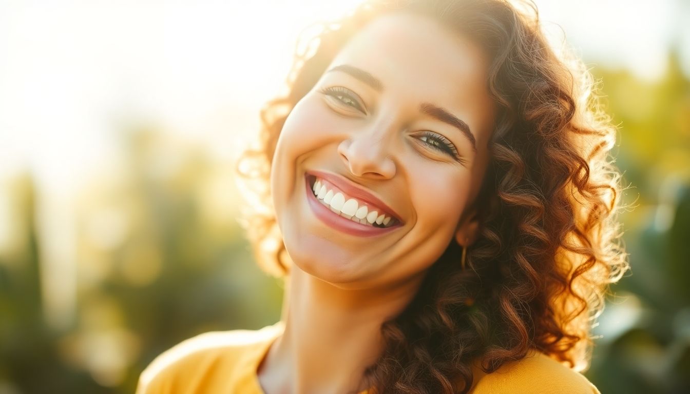 Therapieansätze bei Polycythaemia vera: Frau lächelt