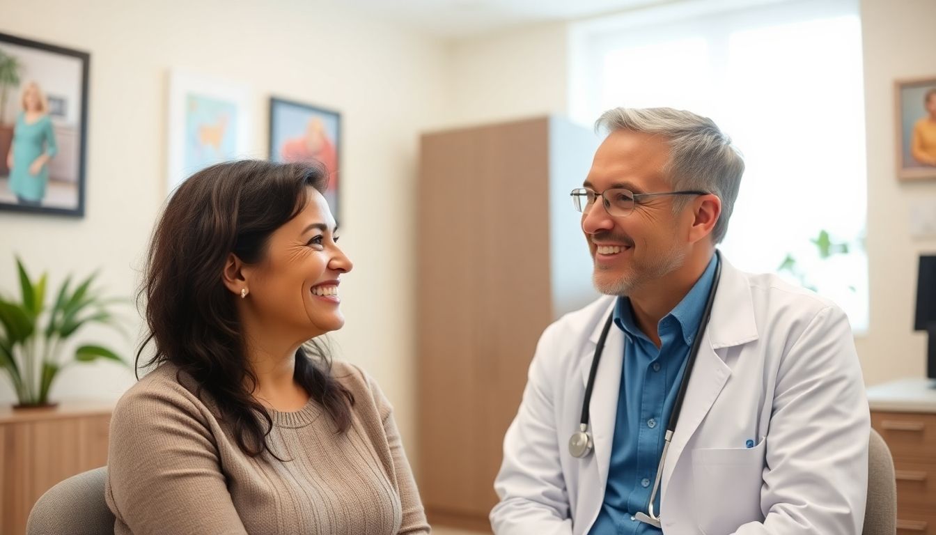 Arzt behandelt Hepatitis A und andere Lebererkrankungen