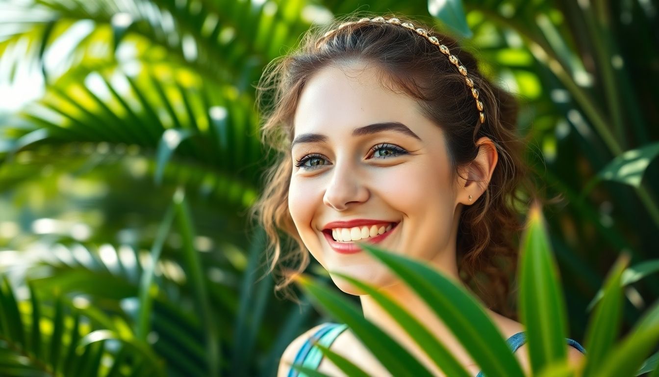 Gelbfieber und persönliche Verantwortung: Frau im Regenwald lächelt.