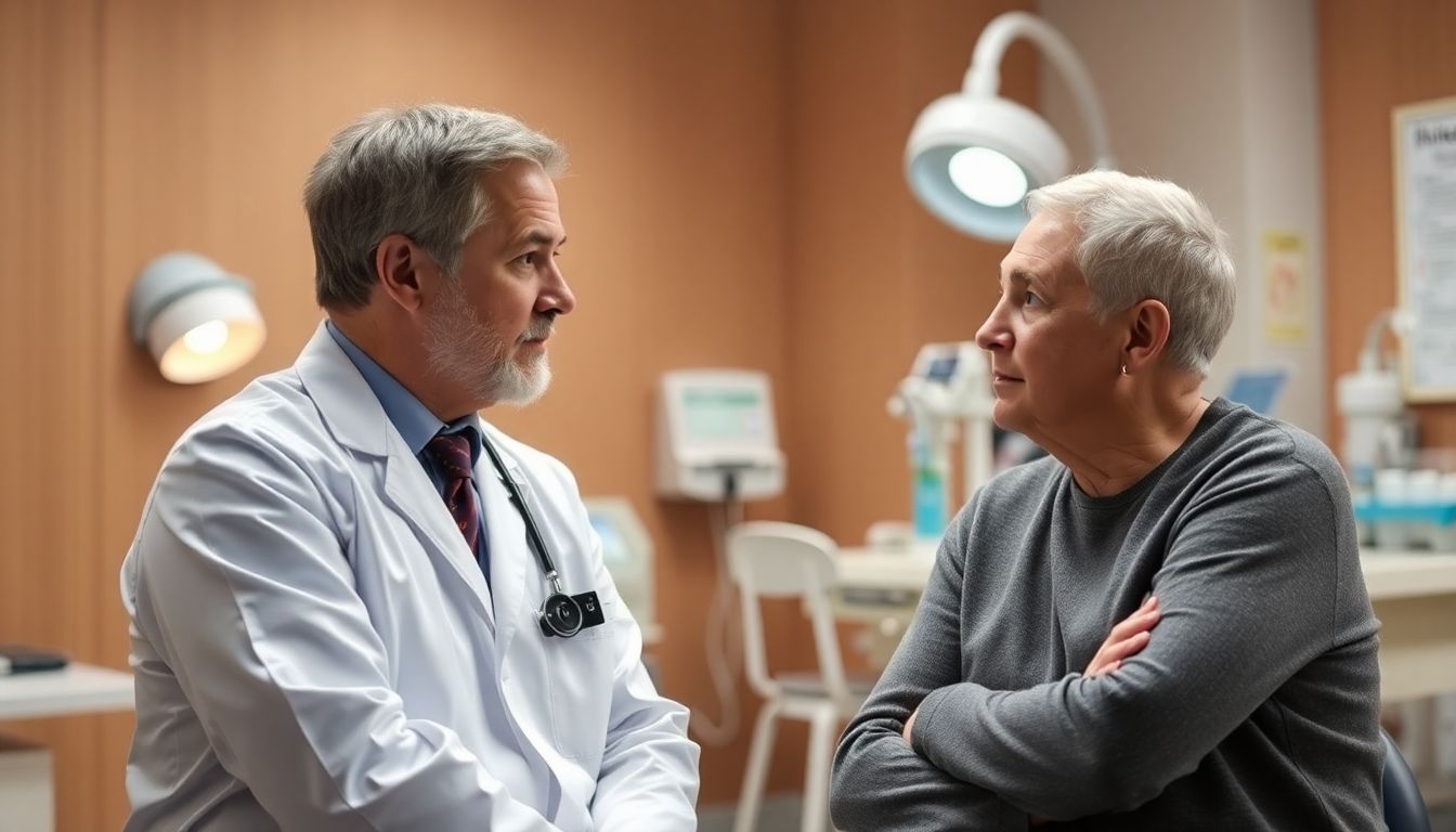 Wirkstoffe gegen Oxyuriasis: Doctor and patient discussing oxyuriasis treatment.