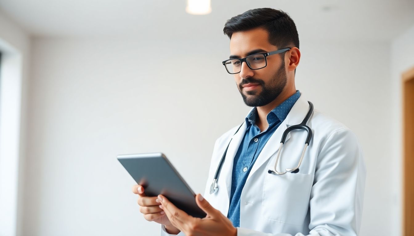 Arzt liest einen Beitrag zur psychischen Auswirkungen einer Leberentzündung