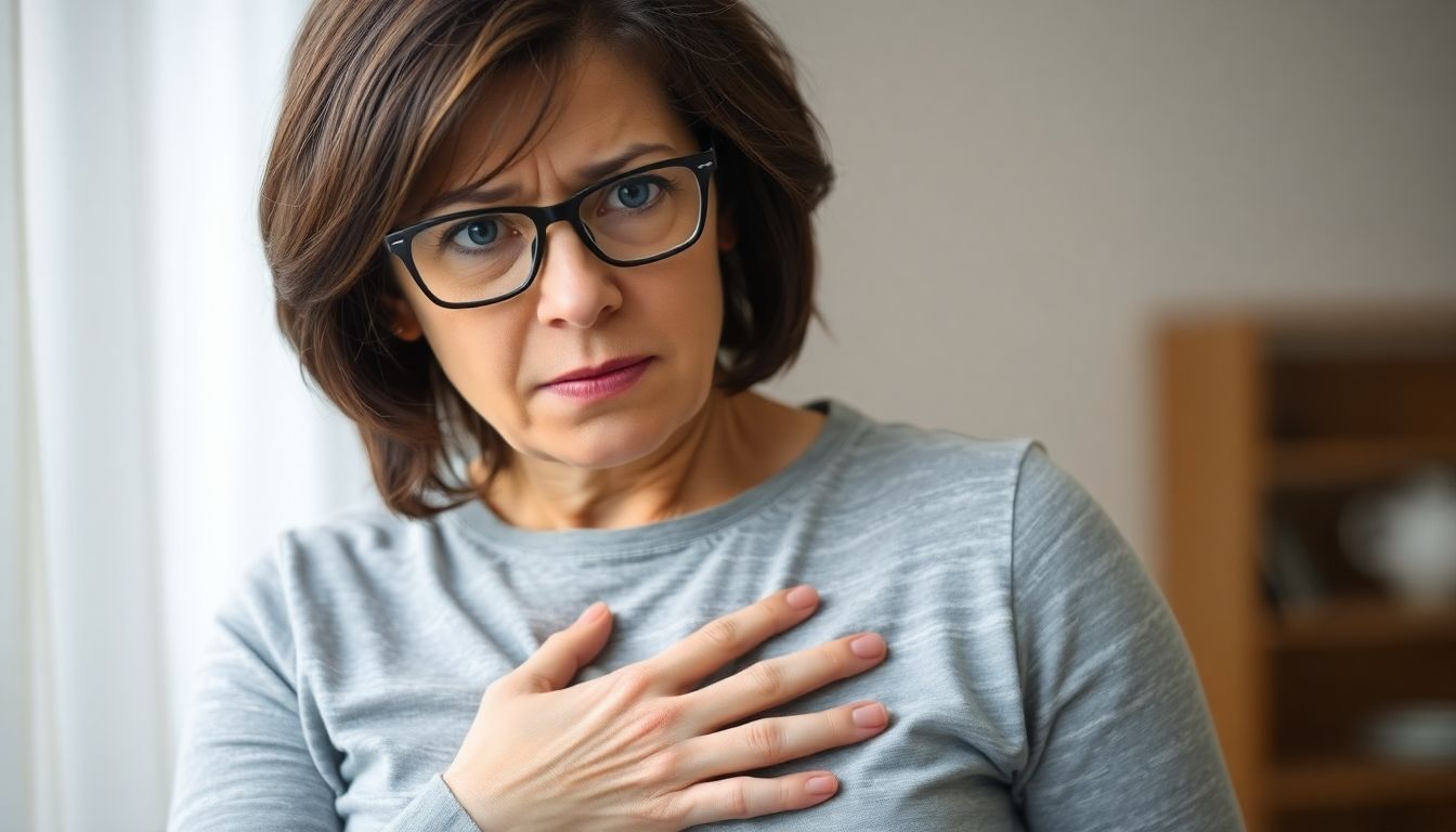 Lungenembolie und Schwangerschaft: Schwangere Frau im Wohnzimmer