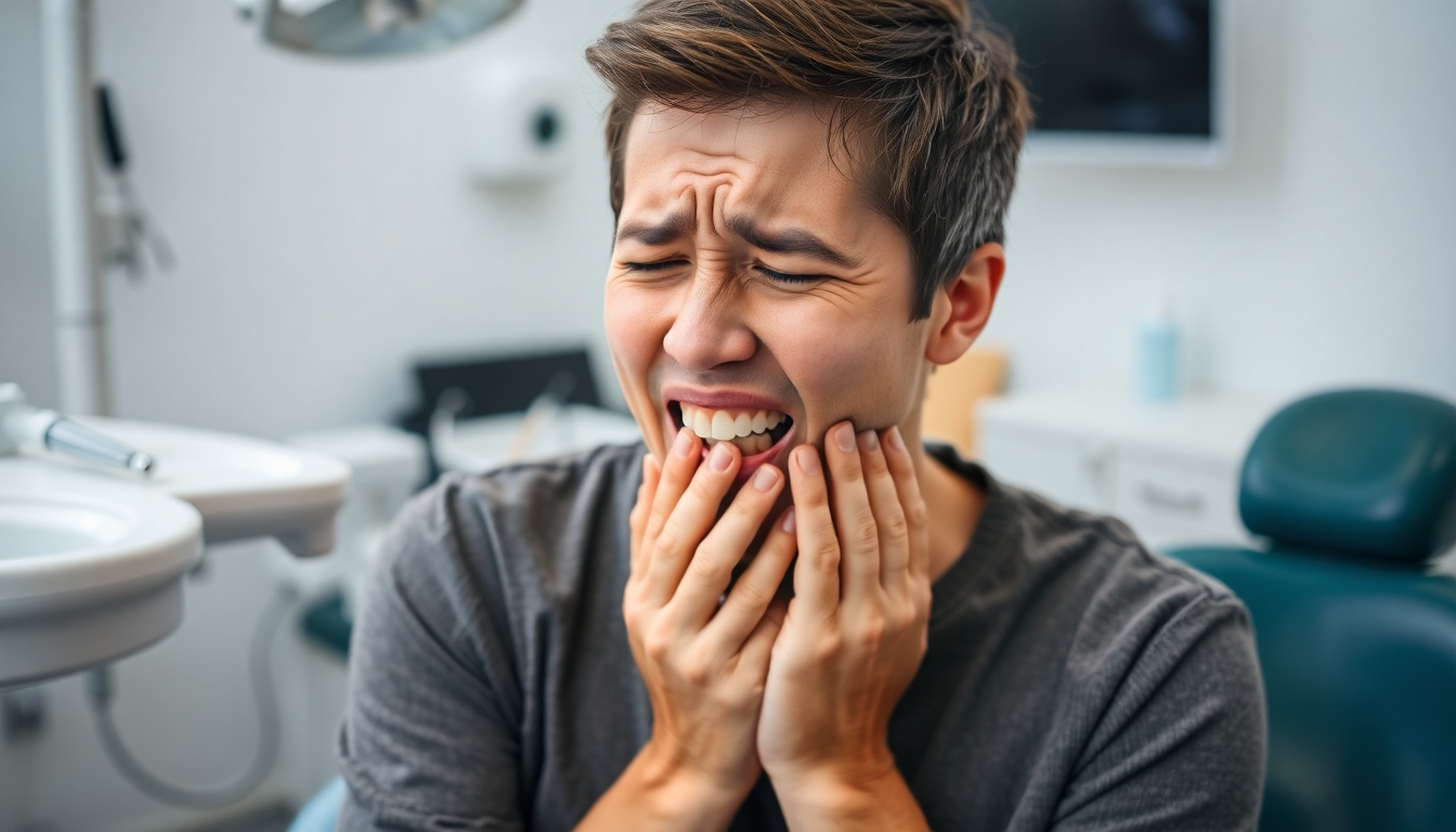 Patient hat Zahnschmerzen