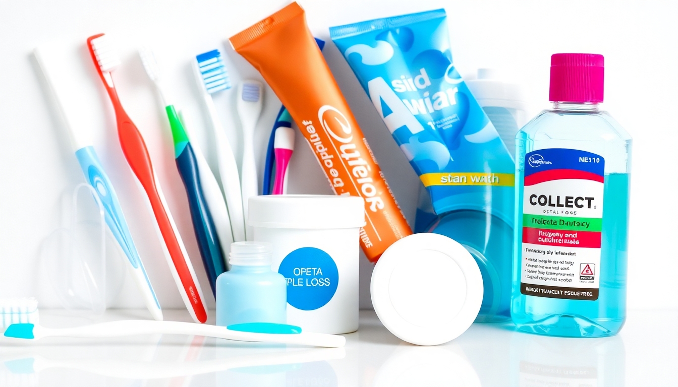 Dental care products for preventing plaque buildup.