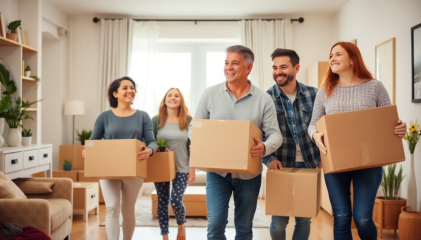 Mietkautionsver: Familie zieht in neue Wohnung