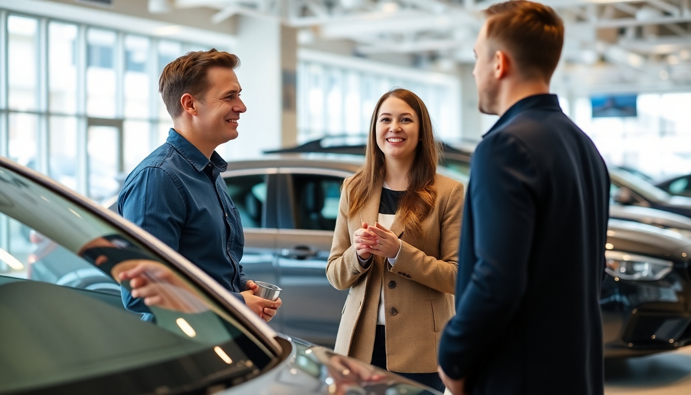 Tageszulassung: Verkaufsgespräch im Autohaus
