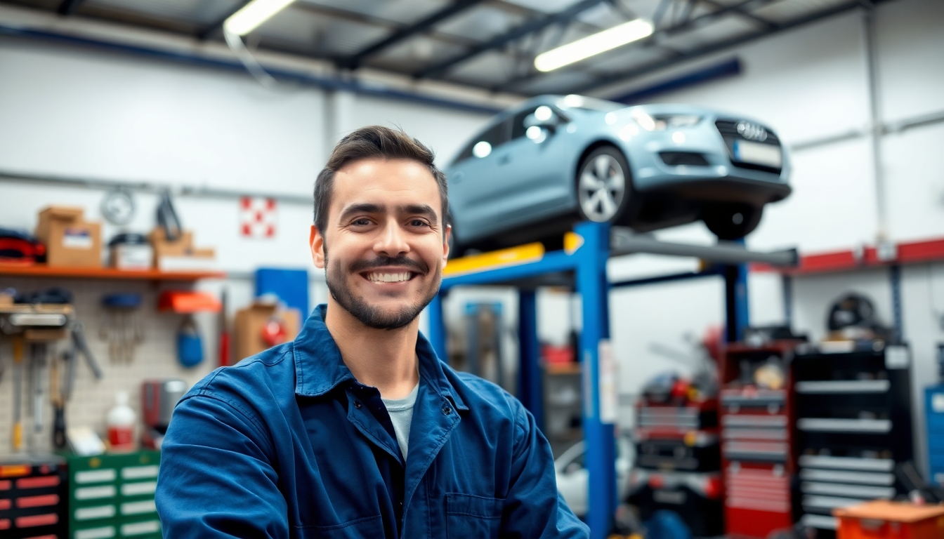 Werkstattkosten: Mechaniker arbeitet in Werkstatt