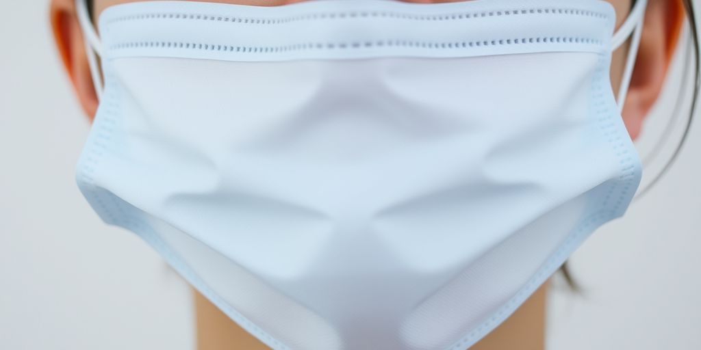 Person wearing a protective mouthguard