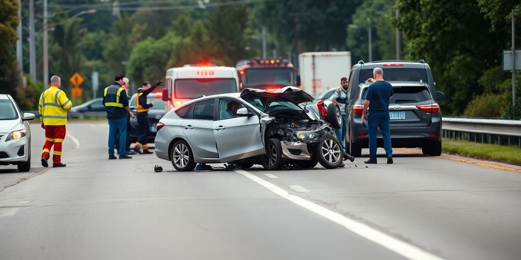 Haftungsfragen bei Unfall mit beschädigten Autos