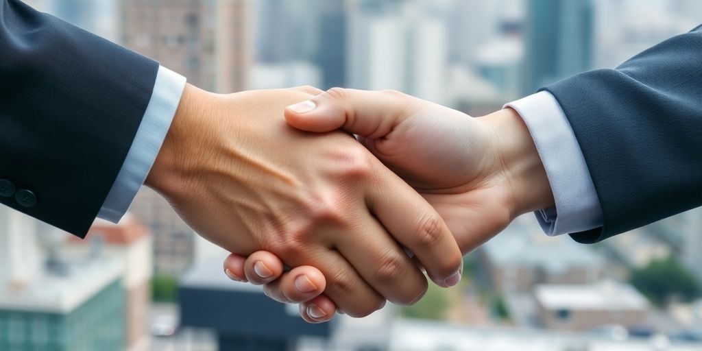 Haftungsfragen: Hände schütteln, Vertrauen und Verantwortung im Alltag.