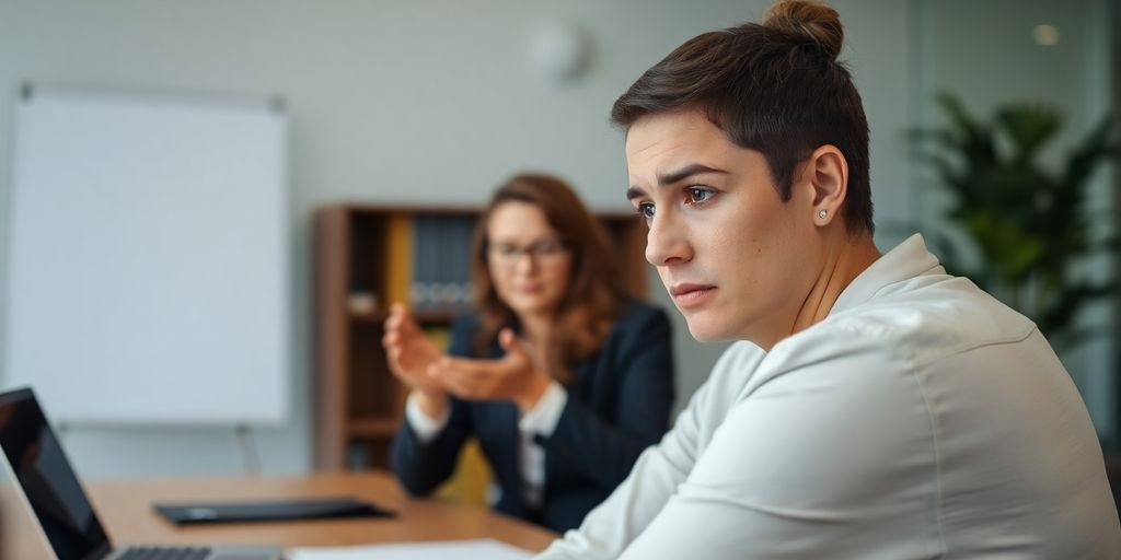 Person erhält rechtliche Beratung nach einem Unfall.