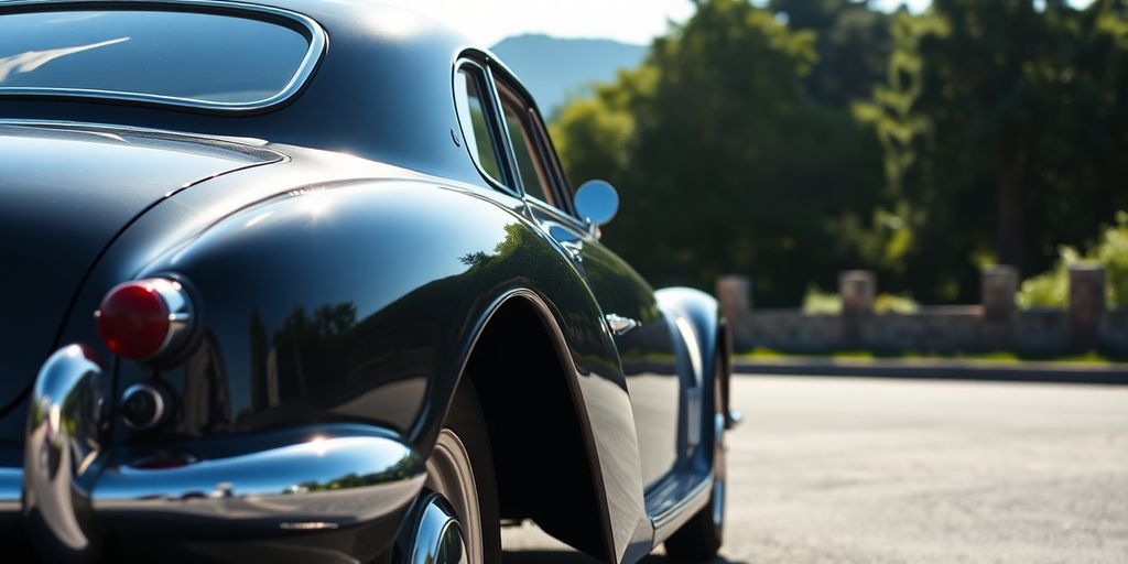 Oldtimer in malerischer Umgebung