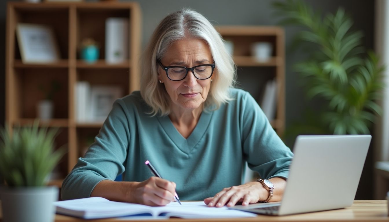 Frau beantragt Rehabilitationsleistungen