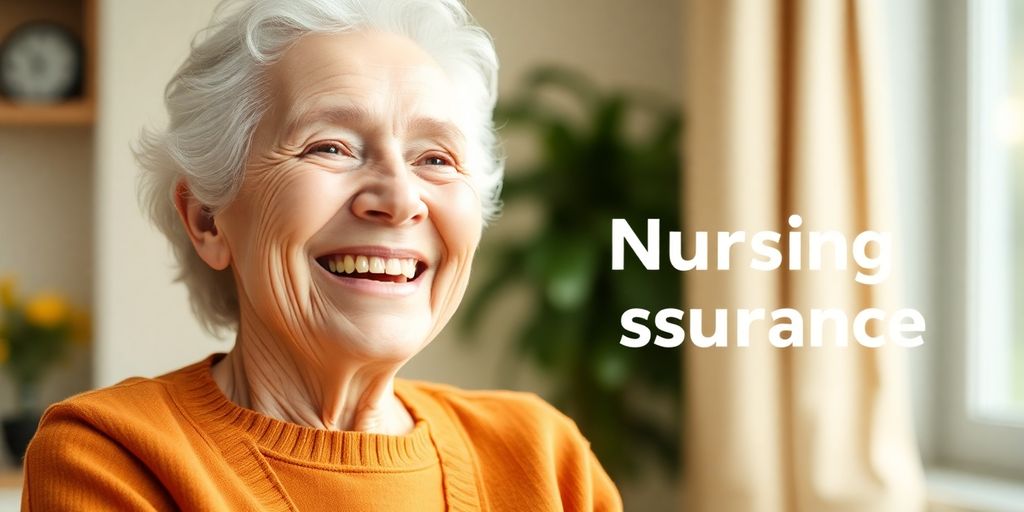 Lächelnder älterer weißer Mensch in heller Umgebung.