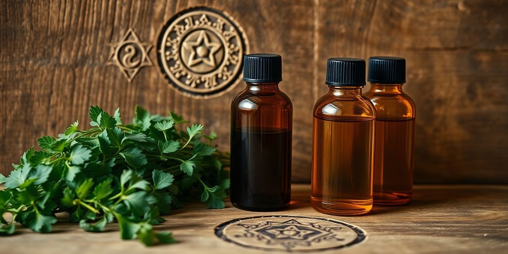 Spagyrik: Pflanzen und alchemistische Symbole