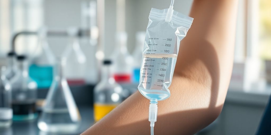Chelattherapie: Entgiftungsprozess mit Infusionen und Labor