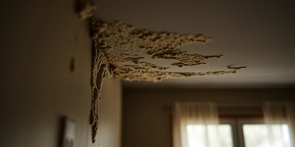 Mold growing on a wall