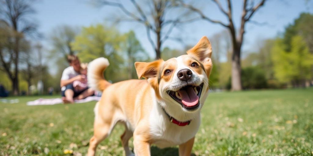 Hundehaftpflichtversicherung: Hund im Park