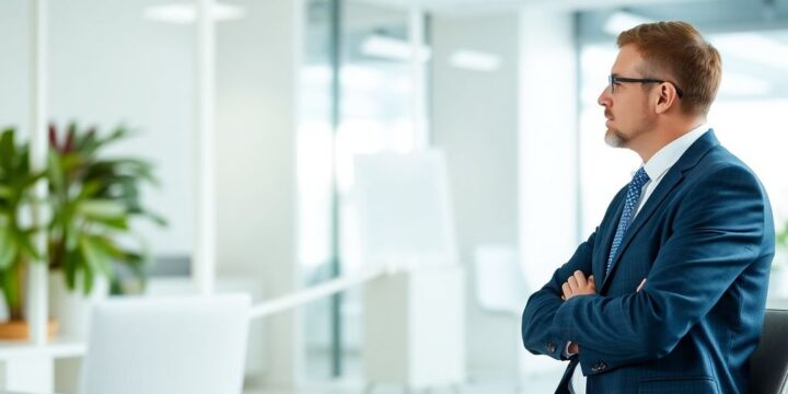 Geschäftspartner besprechen Transportversicherung im Büro.