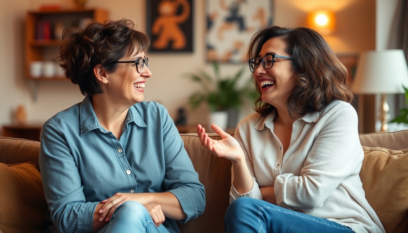 Two friends discussing financial topics.