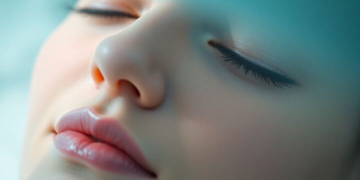 Entspannter Patient in Hypnosetherapie