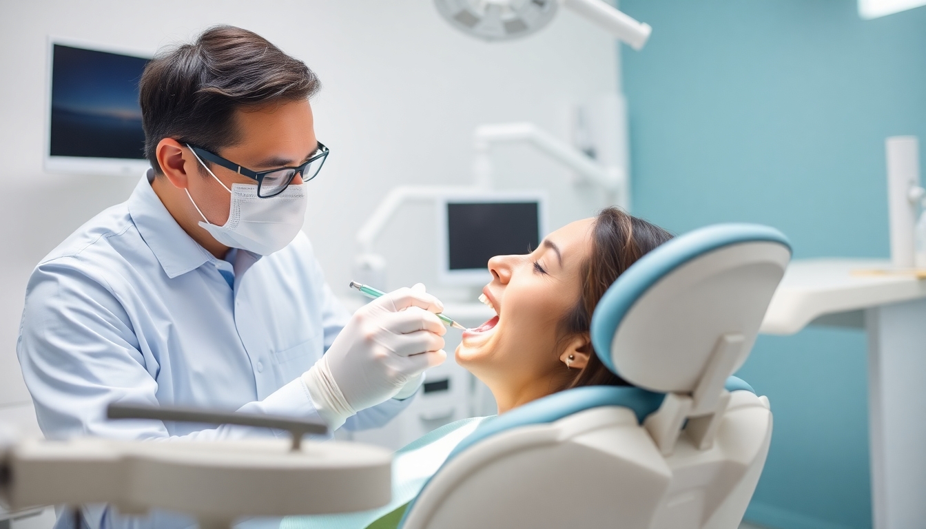 Aphthenbehandlung: Zahnarzt in Behandlung