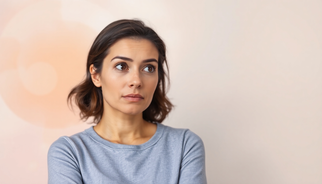 Woman looking questioningly about health and prevention.