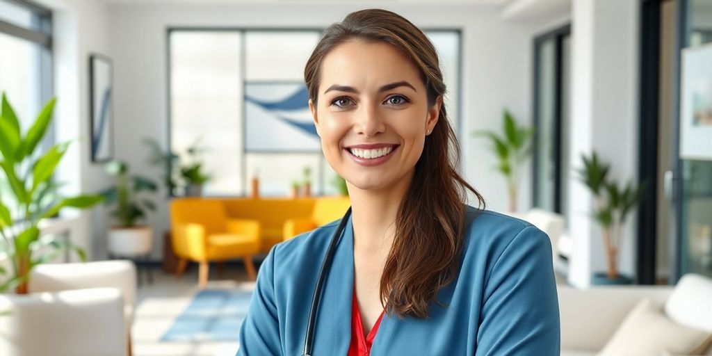 Digitale Services der DAK Gesundheit: Mitarbeiterin informiert gern.