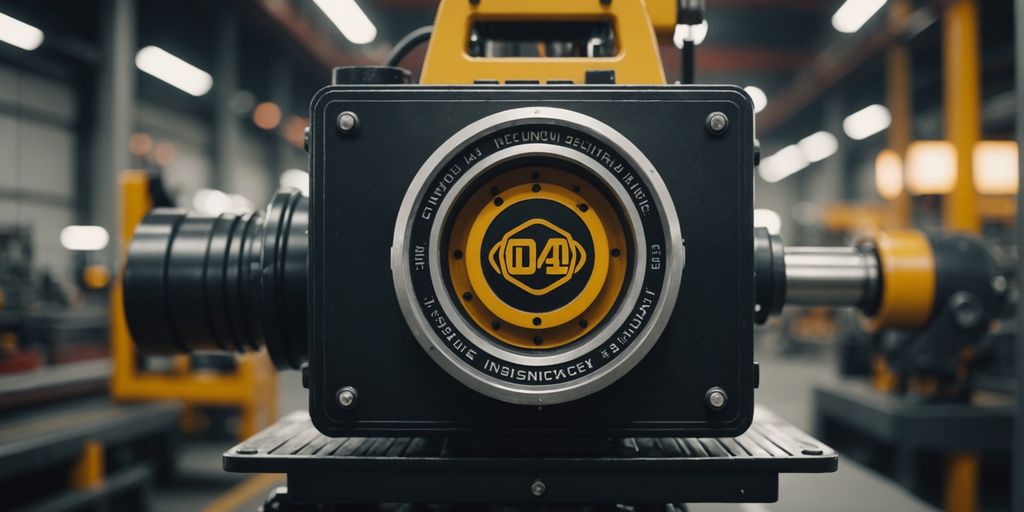 Insurance shield protecting industrial machinery