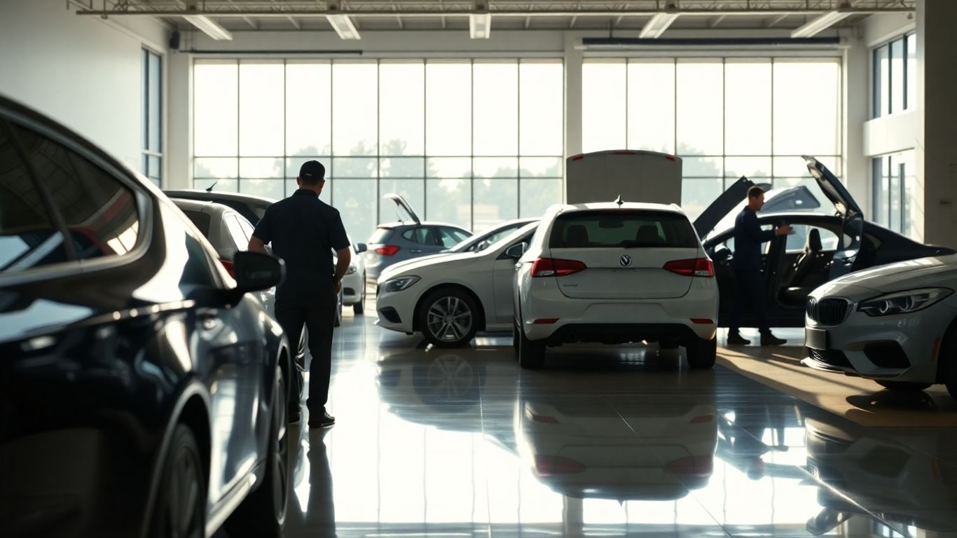 Autohaus mit Werkstatt und Ausstellungsraum