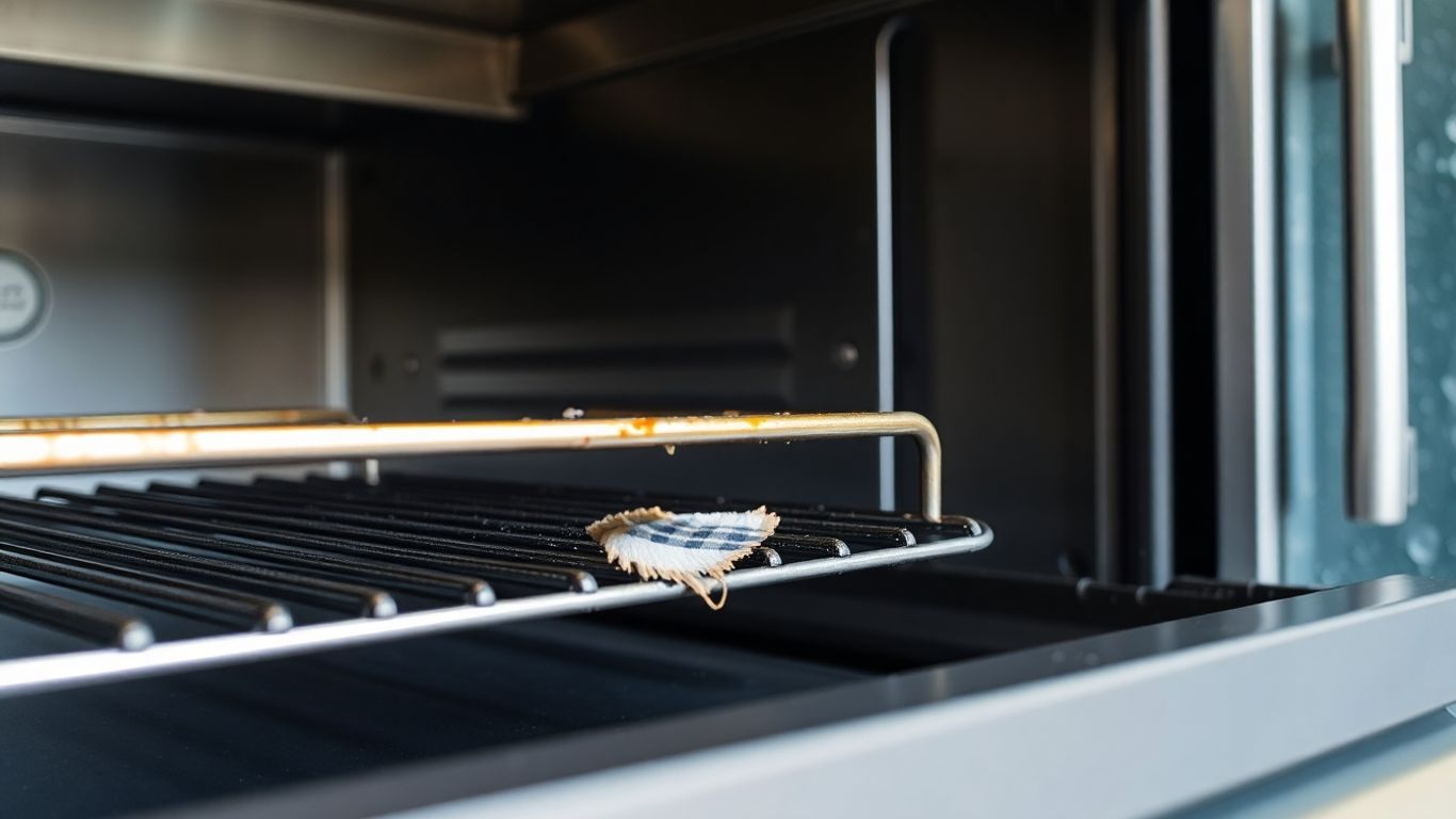 Beschädigter Backofen und Kühltechnik in einer Bäckerei